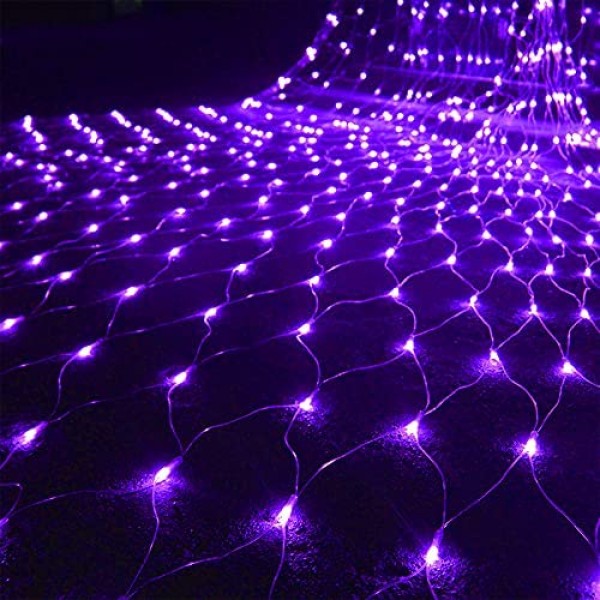 Χριστουγεννιάτικο Δίχτυ LED 4 μέτρα Χ 2 μέτρα Φούξ/Ρόζ